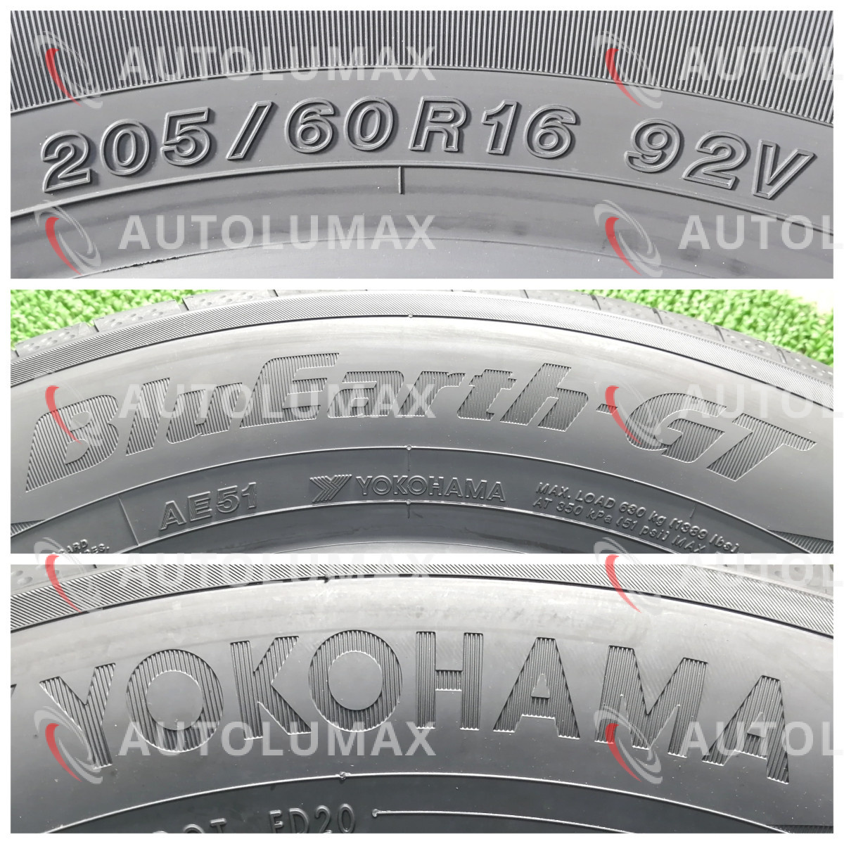 205/60R16 92V Yokohama BluEarth-GT AE51 新品 サマータイヤ 4本セット 2023年製 送料無料 205/60/16 ヨコハマ N3246._画像3