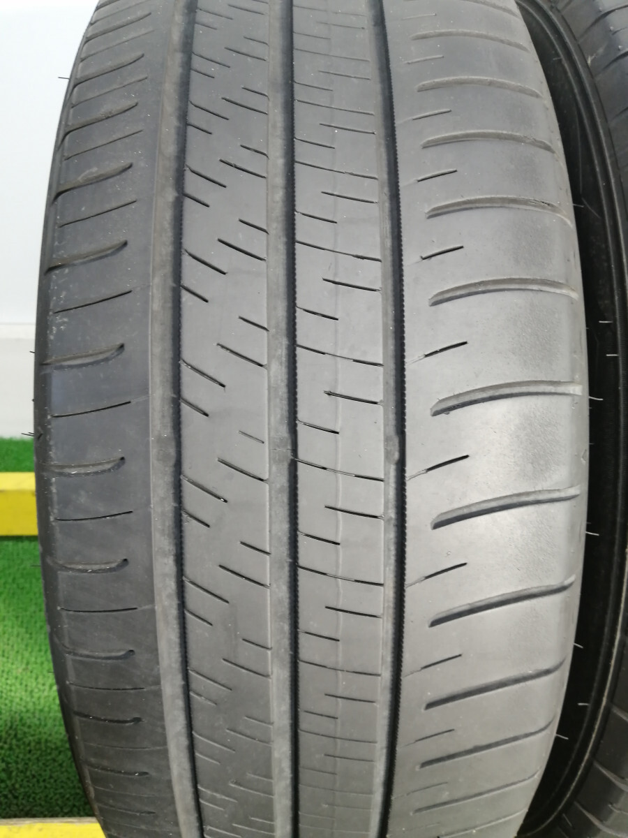 225/55R18 98V Dunlop ENASAVE RV505 中古 サマータイヤ 2本セット 2022年製 送料無料 225/55/18 ダンロップ U3638.B_画像2