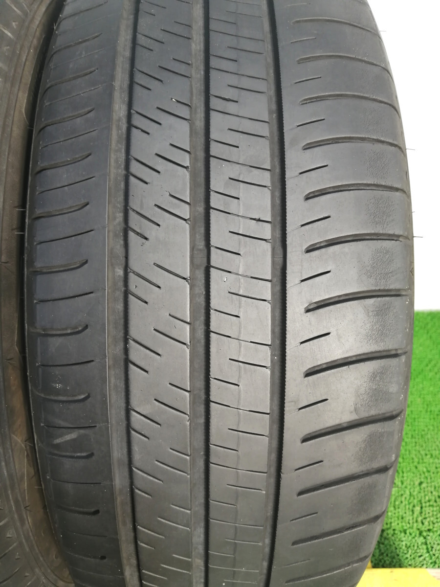 225/55R18 98V Dunlop ENASAVE RV505 中古 サマータイヤ 2本セット 2022年製 送料無料 225/55/18 ダンロップ U3638.B_画像3