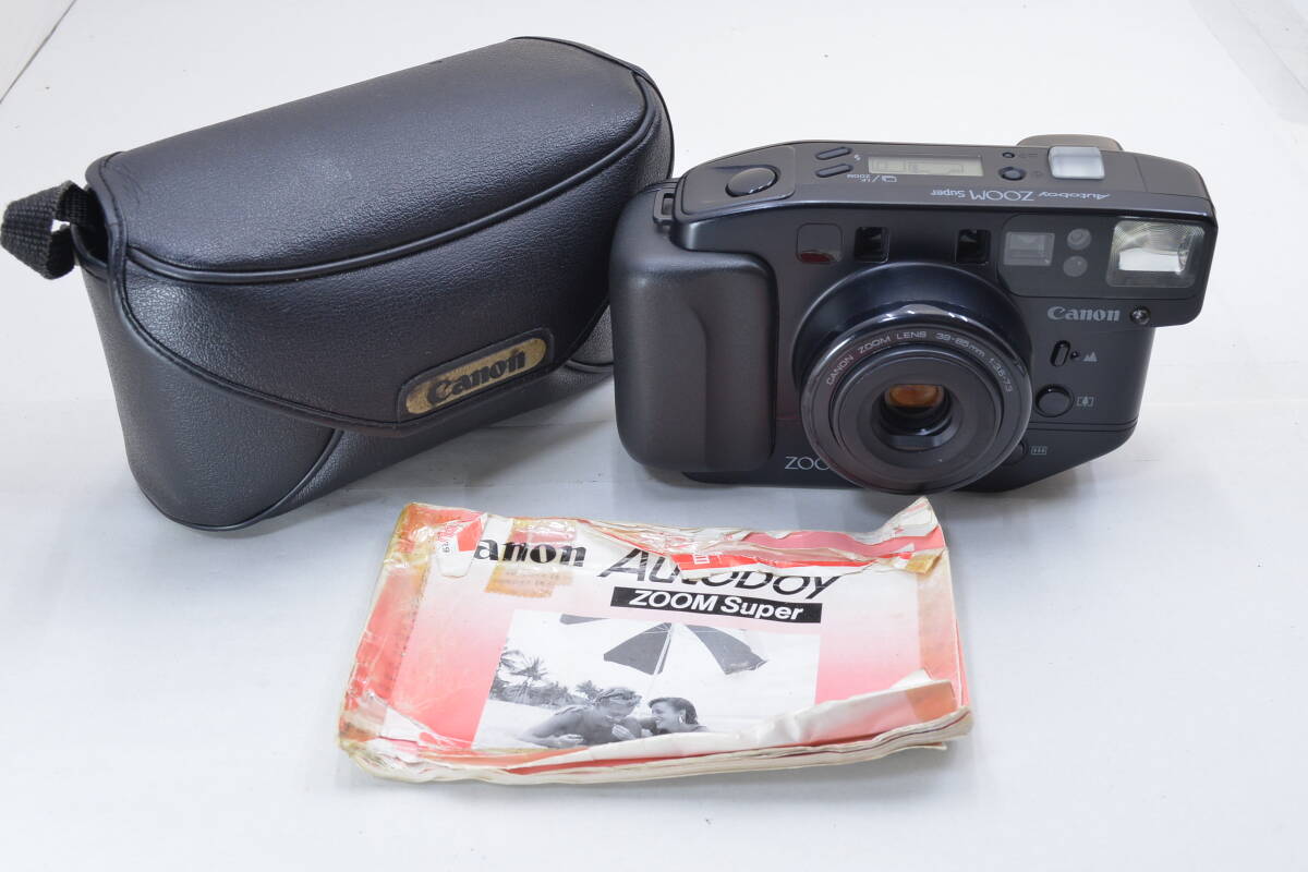 【ecoま】CANON AUTOBOY ZOOM SUPER no.1128937 コンパクトフィルムカメラの画像1