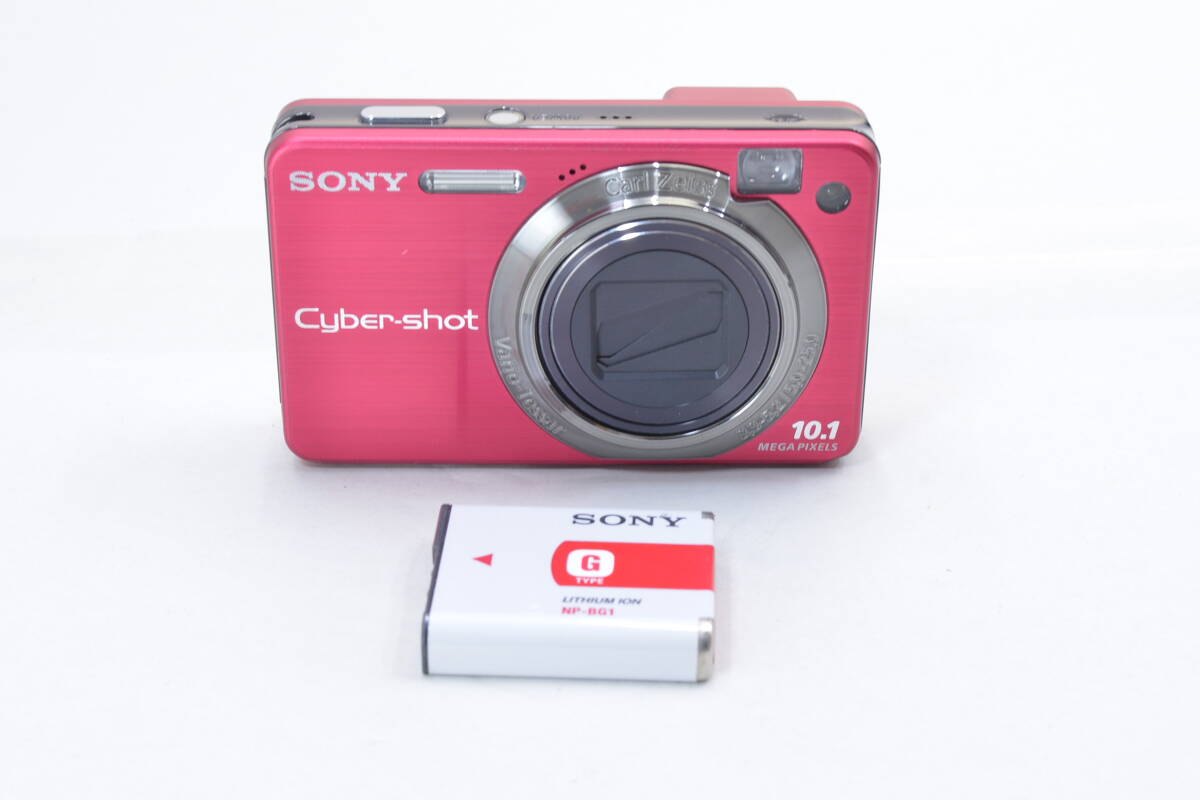 【ecoま】SONY DSC-W170 レッド Cyber-shot コンパクトデジタルカメラ_画像1