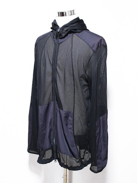 snow peak Snow Peak total mesh switch with a hood half height Zip Parker jacket black XL