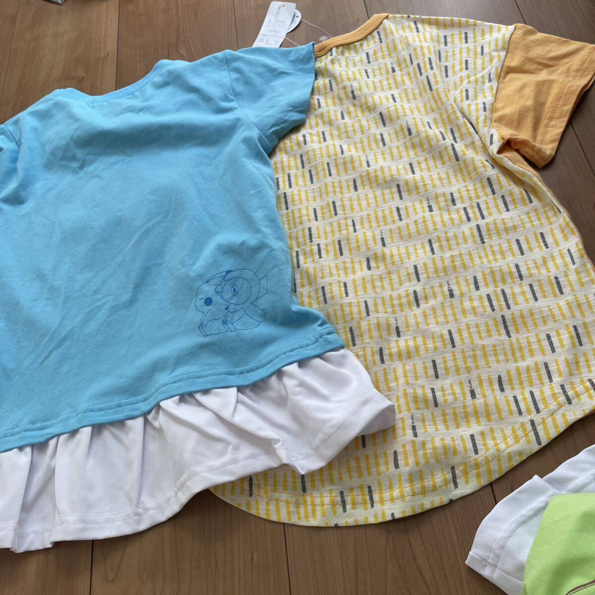 130 ポケットモンスター　Tシャツ　まとめ売り　女の子 ポケモン　半袖　新品　水色　キッズ　小学生　送料込み_画像5