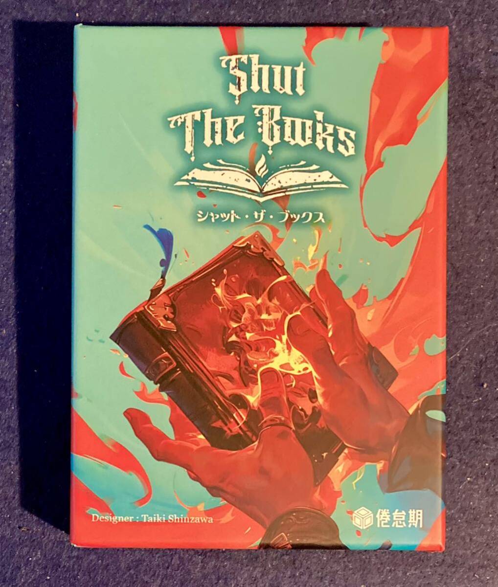 Shut The Books シャット・ザ・ブックス Taiki Shinzawa new work trick taking gamesトリックテイキング game market 2024 完売 _画像1