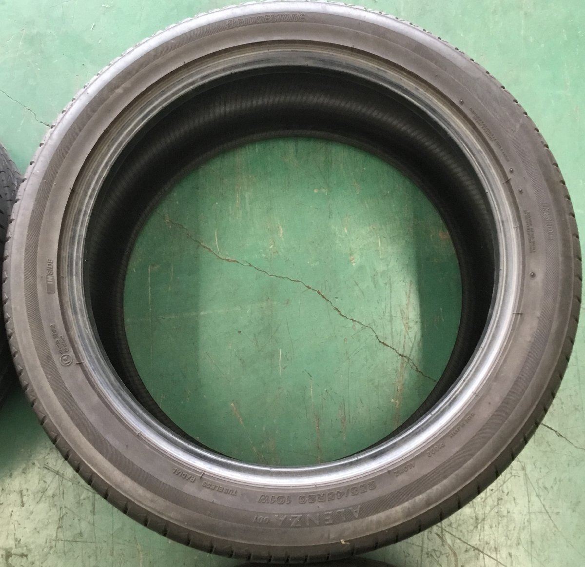 『大田原店』☆中古タイヤ☆4本セット☆BRIDGESTONE☆ブリヂストン☆アレンザ001☆255/45R20☆6~7分山☆2018年製☆レクサスRZなどに☆_画像4