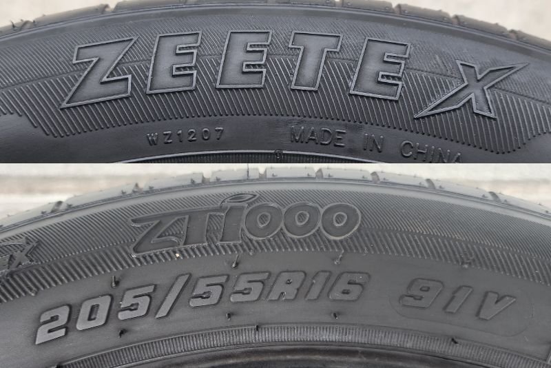 高崎中居店 中古タイヤ 2本セット ◎2020年製◎ ZEETEX ZT1000 205/55R16 205/55-16 インプレッサ/カローラ/エスクァイア他_画像2