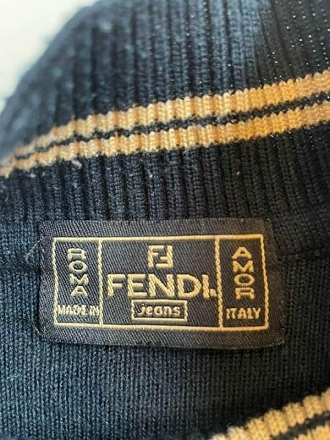 FENDI フェンディ ズッカ柄　ニットセーター　フリーサイズ　0117