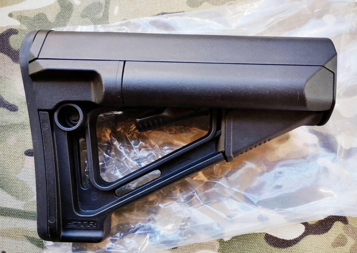 MAGPUL stock STR 実物 ストック Mil-Spec BK色 マグプル 