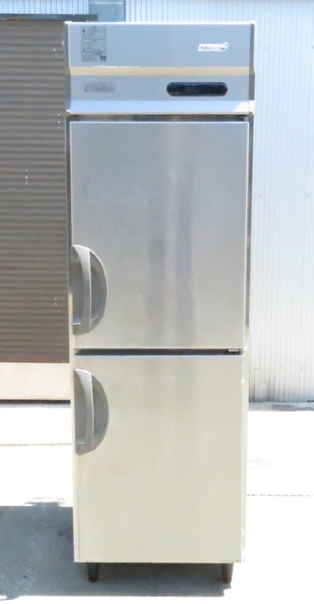 【保証付】13年製 フクシマ 業務用縦型2ドア冷凍冷蔵庫 URN-061PM6 幅610×奥650×高1950 100V MT2405031029_画像1