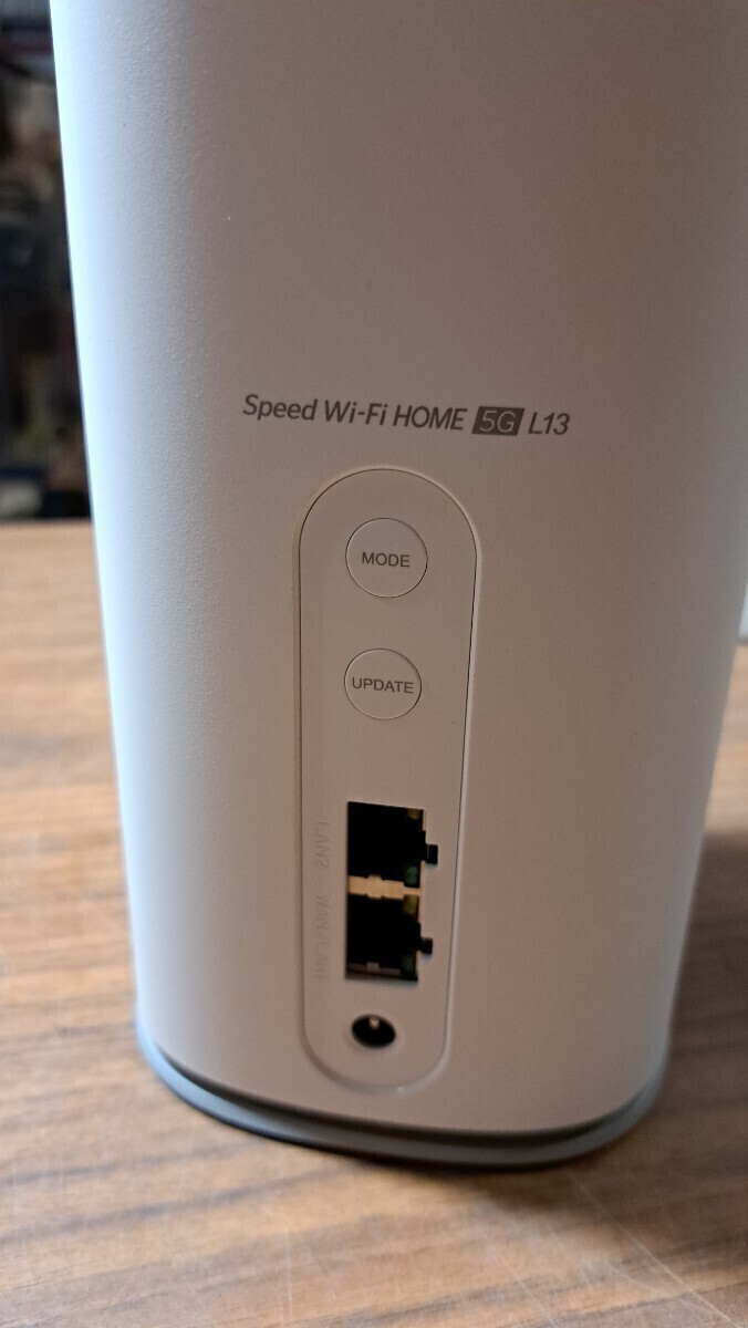 ZTE UQmobile au Speed Wi-Fi HOME 5G L13 ZTR02 リセット済み_画像5