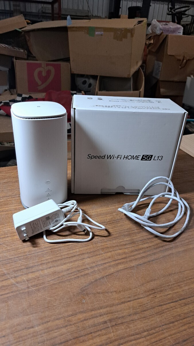 ZTE UQmobile au Speed Wi-Fi HOME 5G L13 ZTR02 リセット済み_画像1