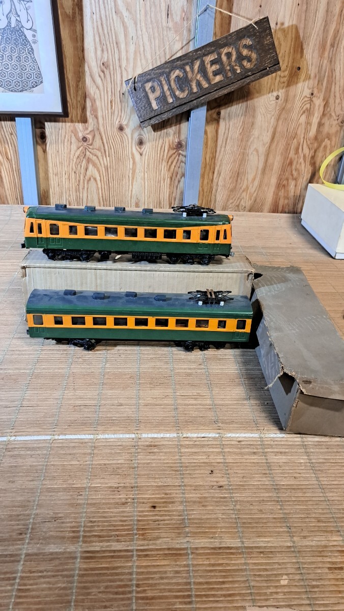  Manufacturers unknown railroad model O gauge National Railways Shonan line 80 series 80 shape 2 pcs. set box attaching 