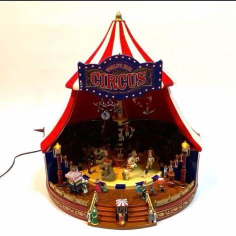 [ in box ] Mr. Christmas world fea big top 30 bending music box 