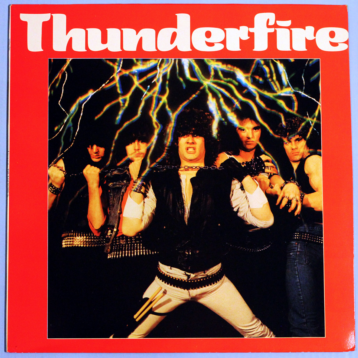 ◆ヘビメタ/ワンオーナー美品/LP◆Thunderfire「Thunderfire」Roadrunner RR 9879、オランダ製EU盤、Heavy Metal_画像1