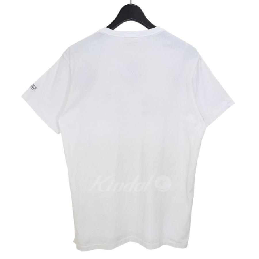 エンジニアードガーメンツ Engineered Garments フラワープリント ポケットTシャツ ホワイト サイズ：M 商品番号:8066000241296_画像2