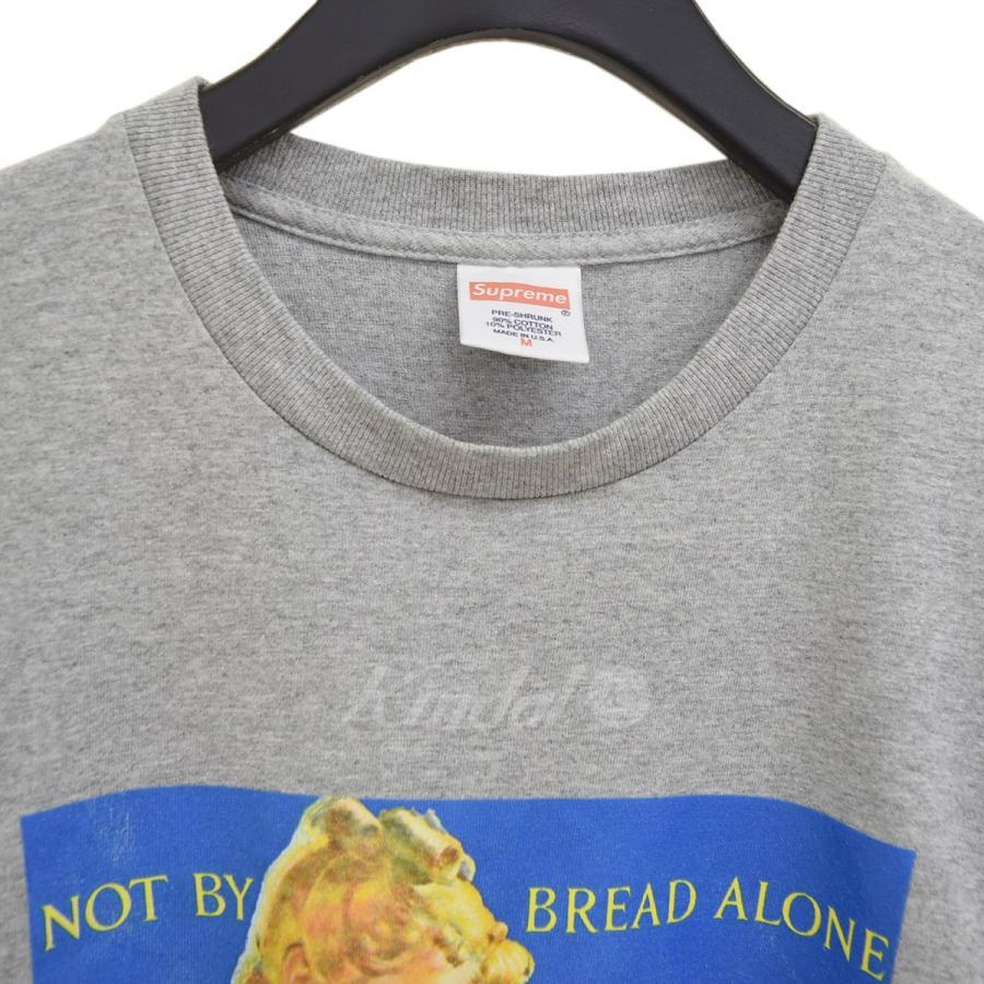 シュプリーム SUPREME Bread Alone Tee プリントTシャツ 2015SS グレー サイズ：M 商品番号:8066000241173_画像4