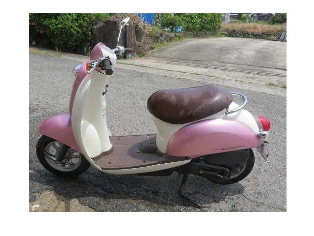 U☆HONDA AF55　CREA SCOOPY クレアスクーピー　バイク　スクーター　ピンク系　原付　圧縮あり　引取限定　大阪和泉市_画像1