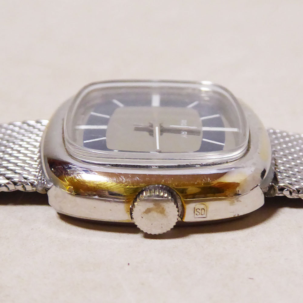 ROTARY роторный механический завод часы часы квадратное type 2 стрелки простой наручные часы серебряный цвет выцветание иметь 