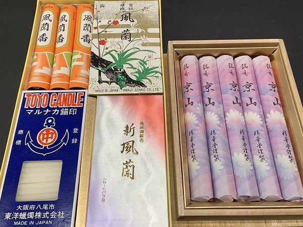 [ long-term keeping goods ] incense stick together 4 box unused equipped flower .* pearl .* manner orchid .* new manner orchid * capital mountain * candle [ postage delivery region another ]