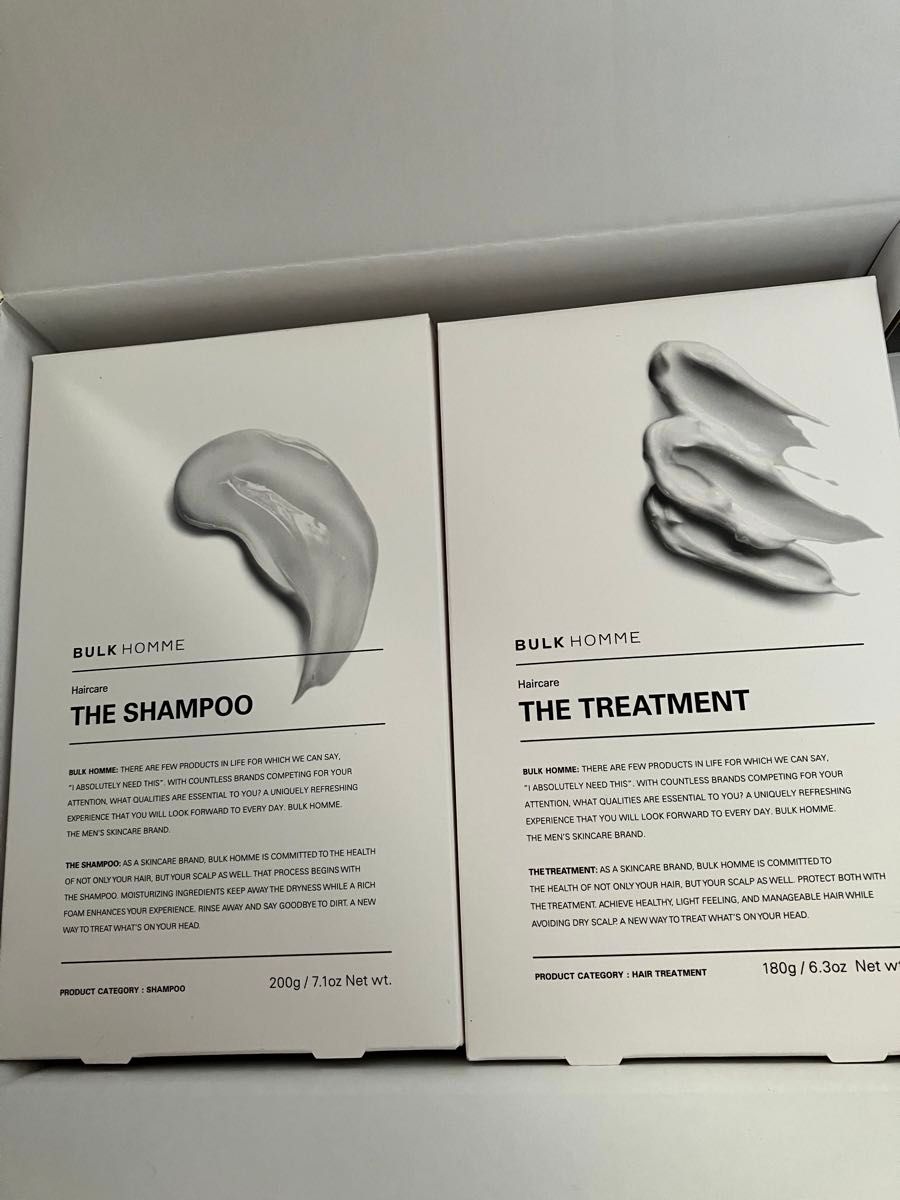 バルクオム THE SHAMPOO パウチ 200g×1個+バルクオム　THE TREATMENT180g×1お値下げ！