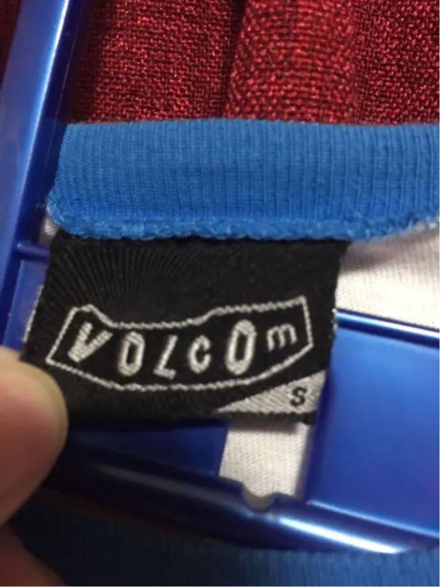 送料無料★VOLCOM★Tシャツ★青白★S★ラグラン★モンスター★狼★ボルコム★_画像7