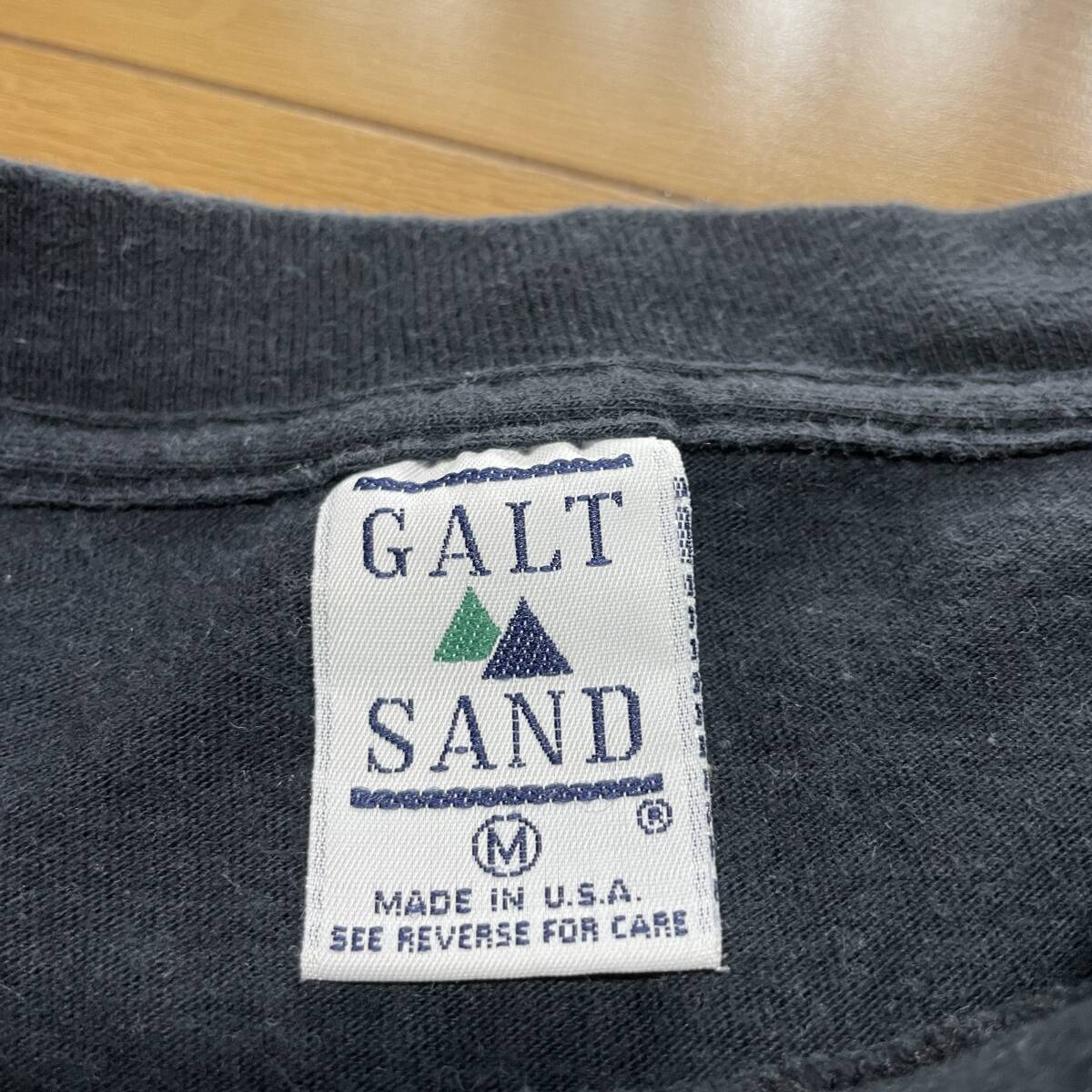 N-11 GALT SAND（USA製・ビンテージ） サイズ M（US)・黒！ Tシャツの画像3