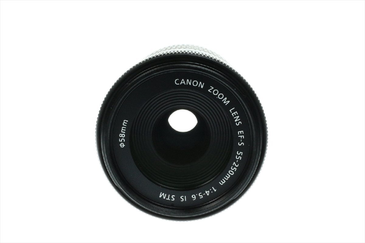 キャノン CANON ZOOM LENS EF-S 55-250mm 1:4-5.6 IS STM Φ58mm IMAGE STABILIZER レンズ AF MF 一眼レフカメラ用 動作確認済 4087kbfzの画像4