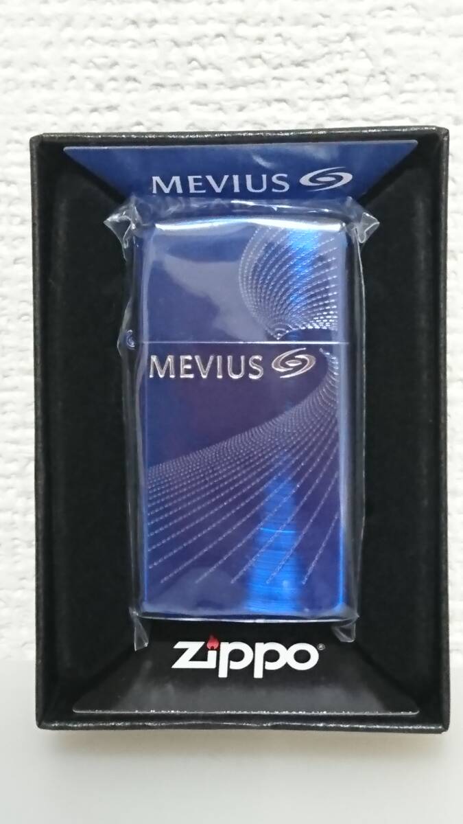 【コレクション放出】MEVIUS ZIPPO メビウスオリジナルジッポー ブルーアーマー ⑦の画像1