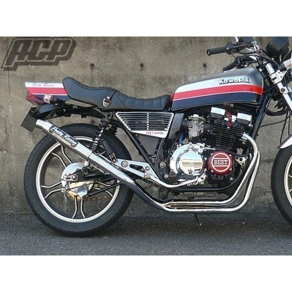 プリティー製 ＸＪ４００ 流 タイプ１ 4-2-1 マフラー メッキ_画像2