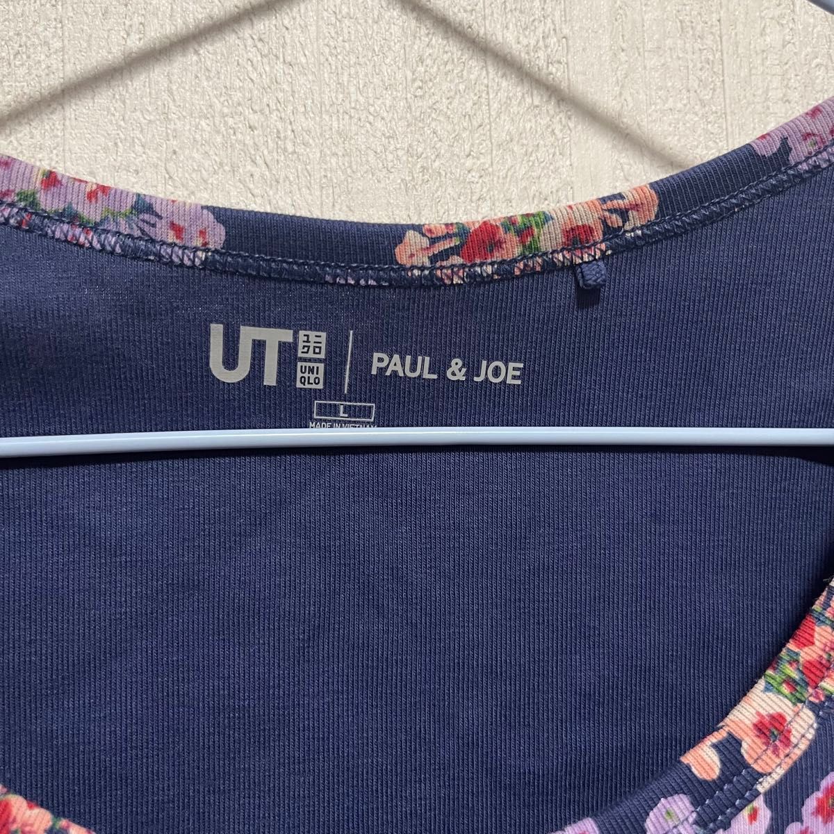 《タグなし新品》 UNIQLO ユニクロ PAUL&JOE 半袖Tシャツ カットソー 花柄 トップス