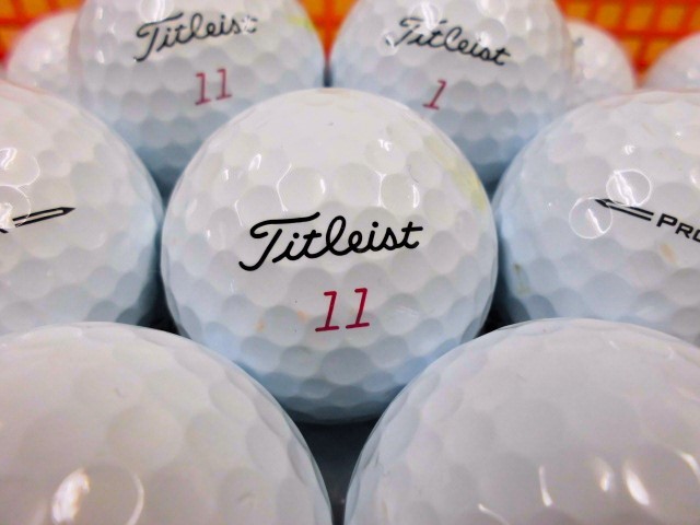 ●タイトリスト Titleist プロ V1x【PRO V1x】2023年モデル ホワイト 50個 ロストボール●_画像1