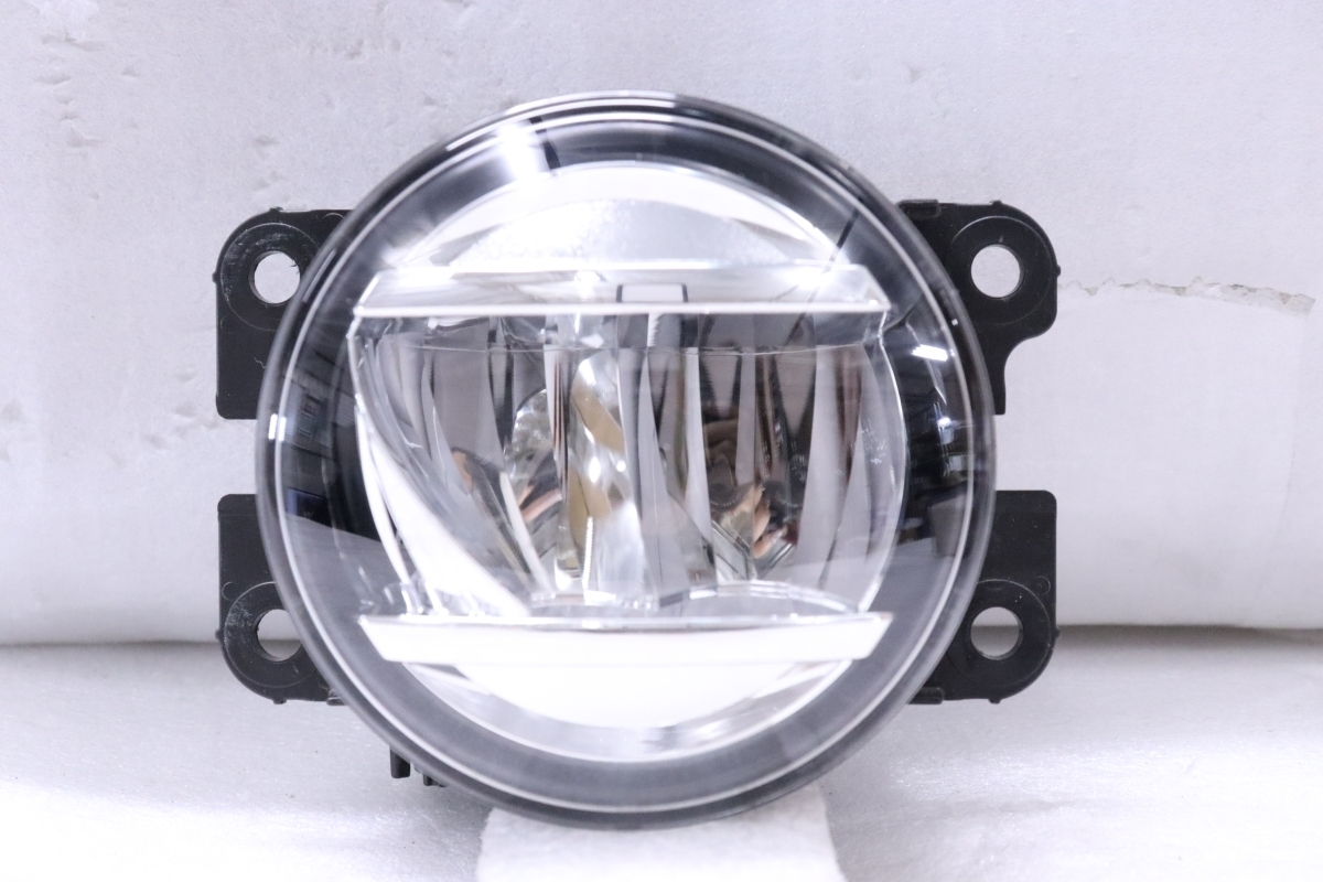 45-539★美品★LED MN71S クロスビー★左フォグランプ KOITO 114-11092 打刻:59350 ASSY メッキ 純正★スズキ スペーシア (RO)_画像1