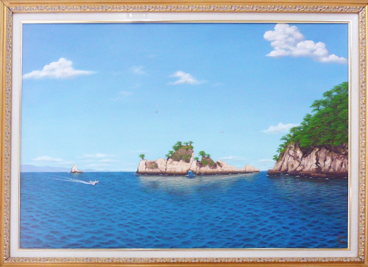 真作】絵画 樫原隆男 油彩4号 ローザンヌ 三軌会審査員 逸品 T40