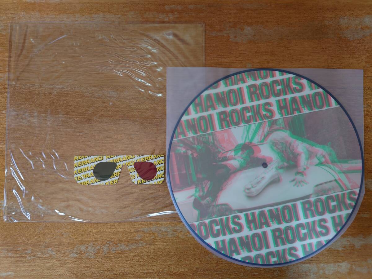 HANOI ROCKS「Don't You Ever Leave Me」3Dメガネ付■1984年/3Dピクチャーレコード/12インチ/UK盤/WA4885/CBS■ハノイ・ロックス_画像8