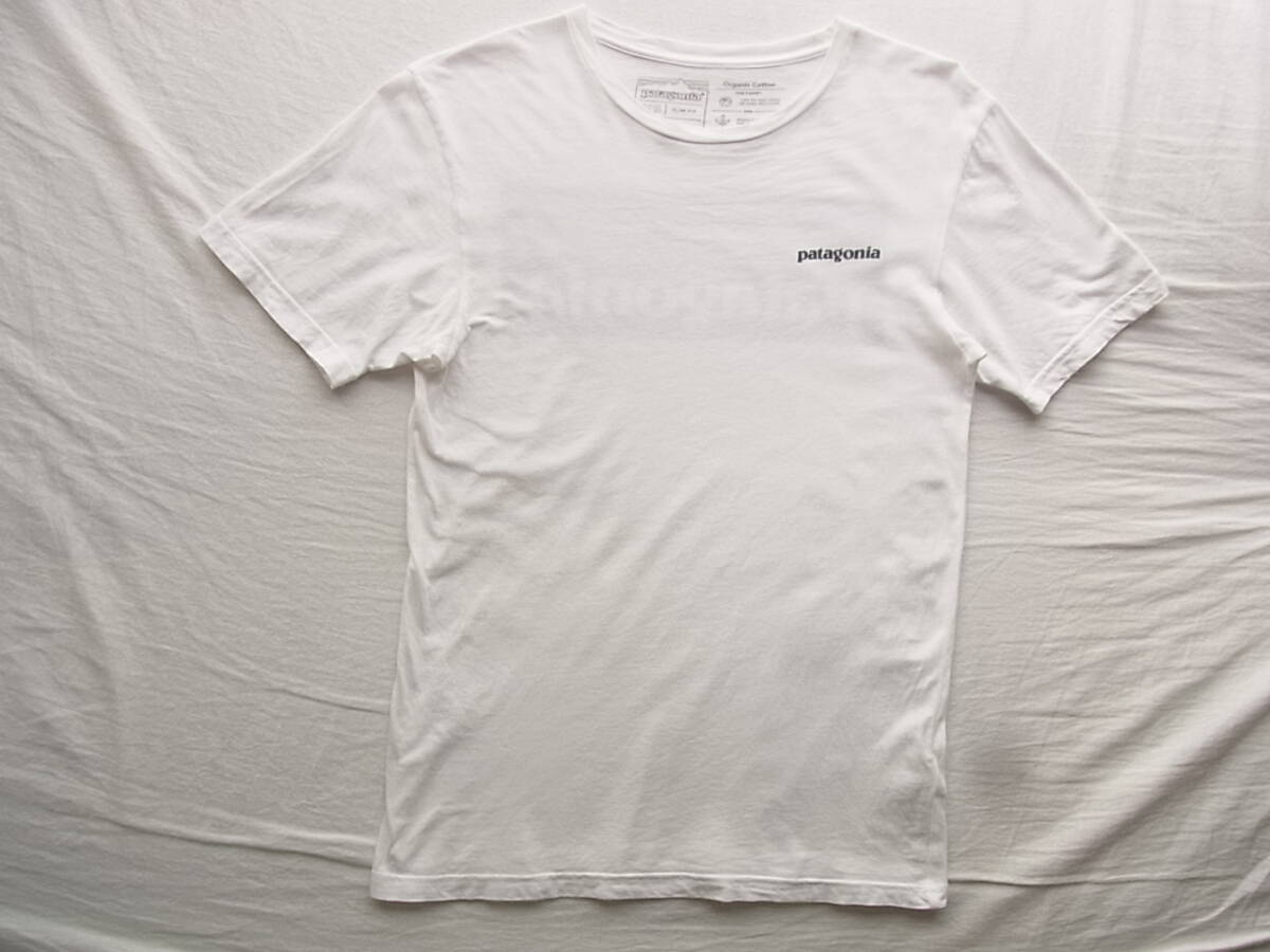 patagonia 　パタゴニア　オーガニックコットン　ロゴプリントTシャツ　サイズ XS 　 ホワイト_画像3