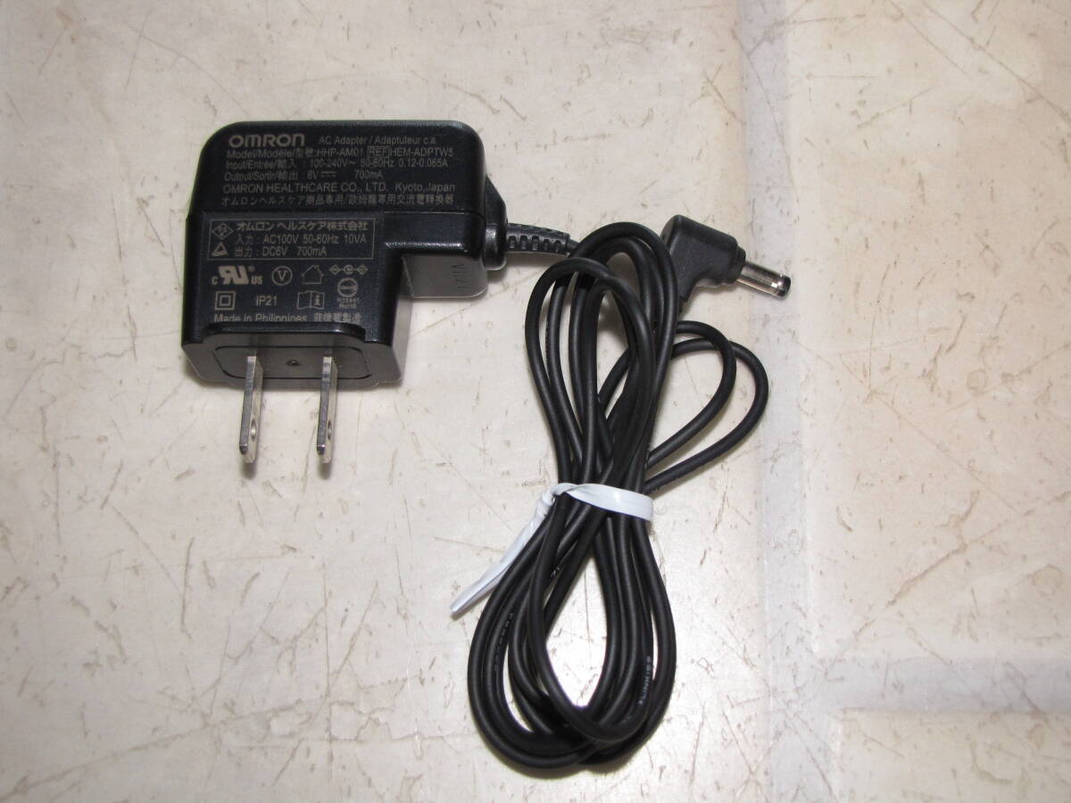 OMRON オムロンヘルスケア コンプレッサー式ネプライザ付属 AC Adapter Model HHP-AM01 6V 700mA