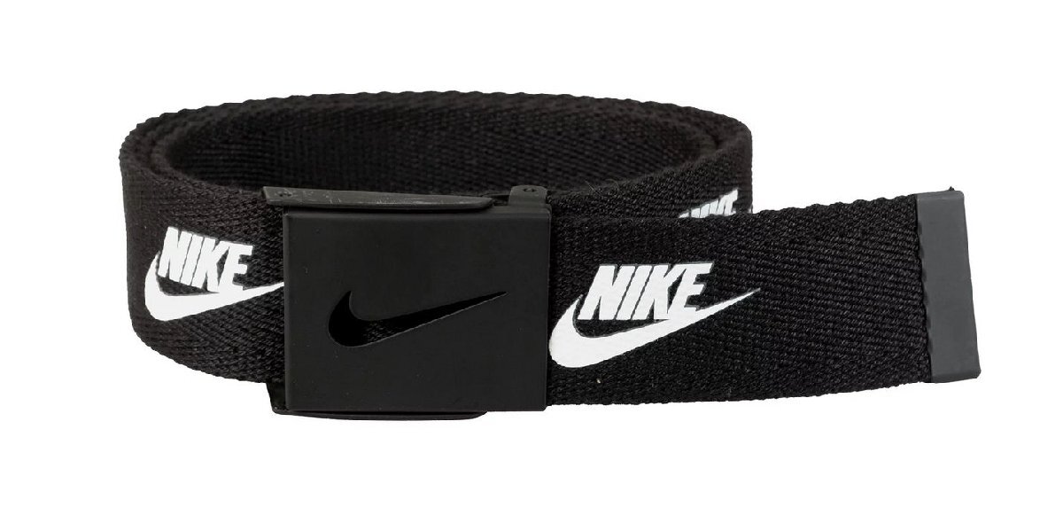 新品即決送料込 Nike Futura Logo Reversible Web Belt ブラック_画像2