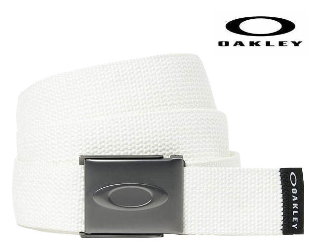 [送料無料]OAKLEY(オークリー)　エリプス ウェブベルト　ホワイト　ELLIPSE WEB BELT_画像1