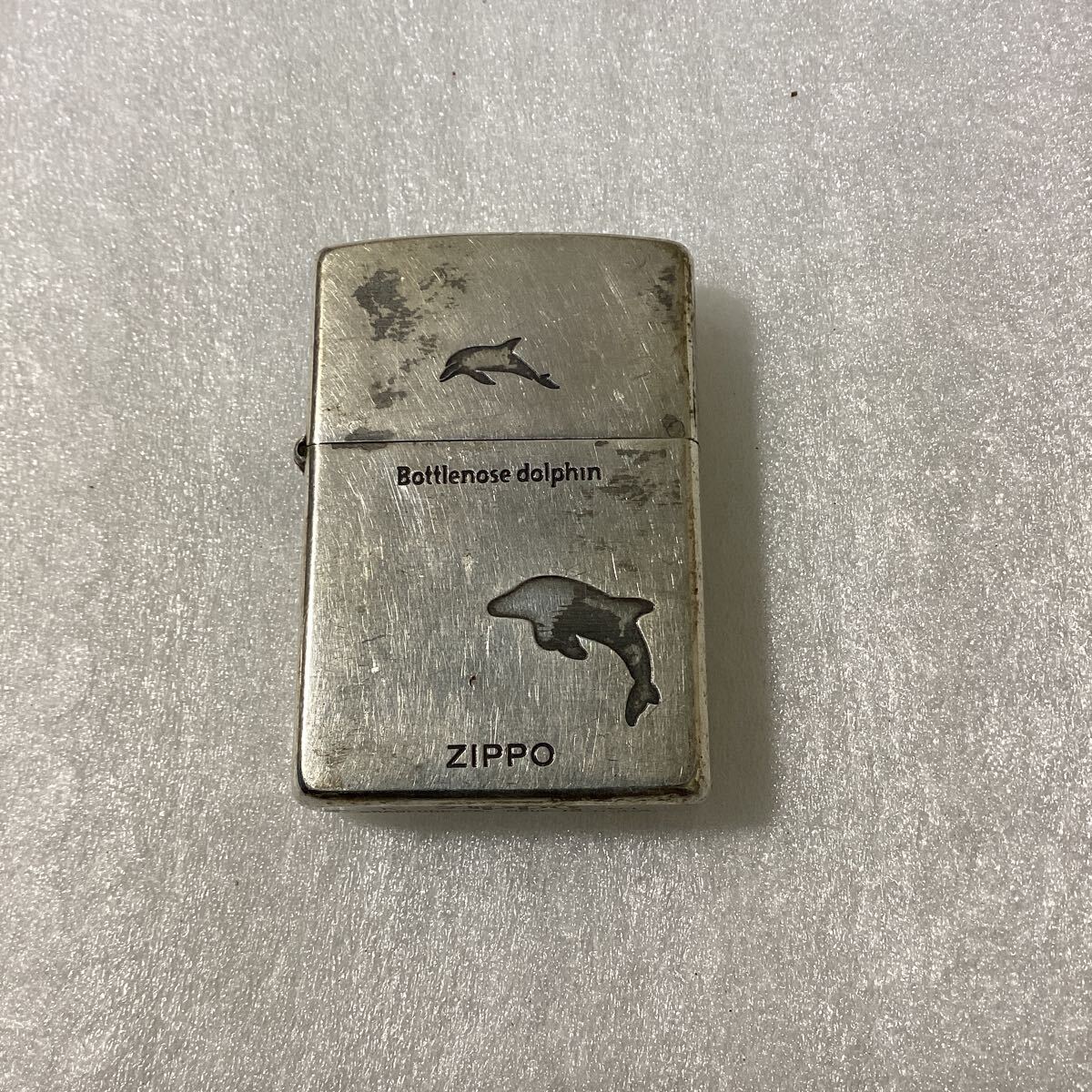 ZIPPO ジッポ Bottlenose dolphin イルカ 喫煙具 オイルライター ライター _画像1