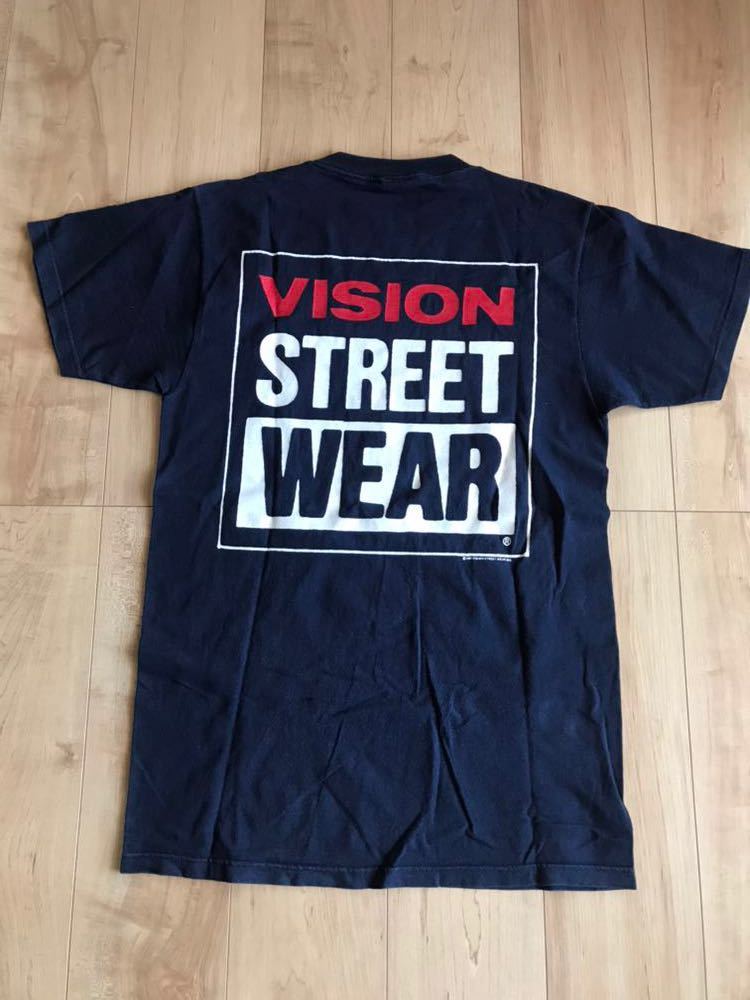 希少！！】 VISION ビンテージ USA製 80's～90s ビジョン 両面プリント