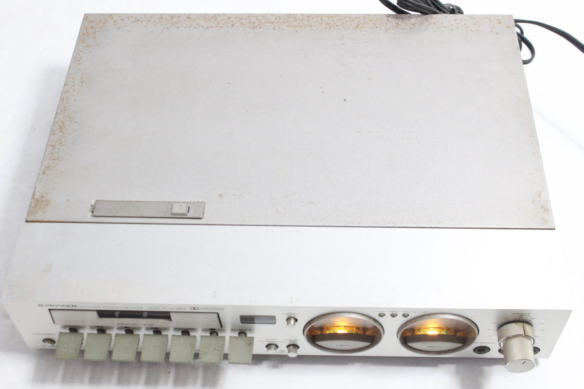 【ト静】 ★ PIONEER パイオニア T-3050 ステレオカセットテープデッキ 通電のみ確認 中古現状品 GC712GCG94の画像3