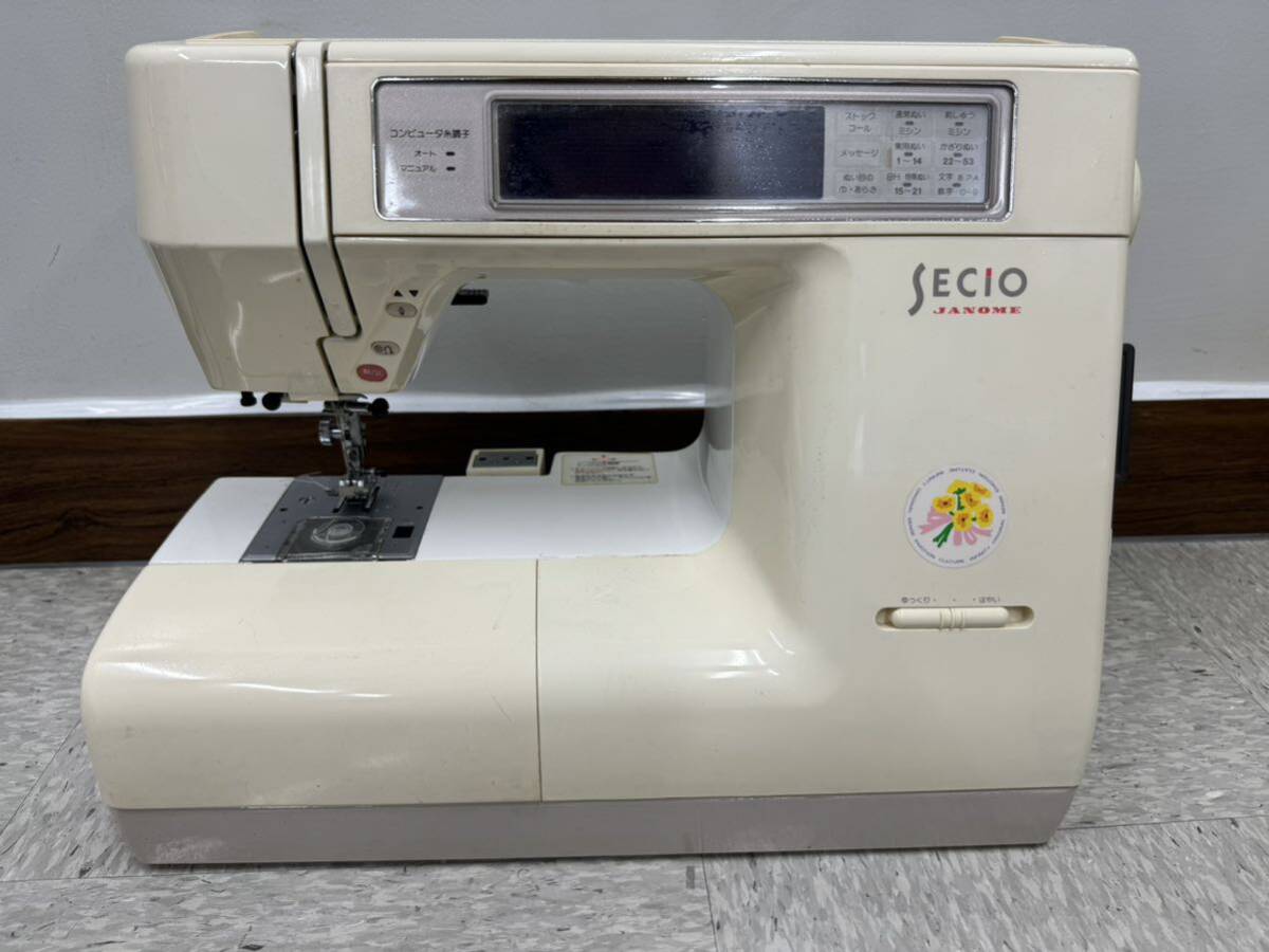 JANOME ジャノメ SECIO セシオ MODEL 8100 コンピューターミシン _画像2