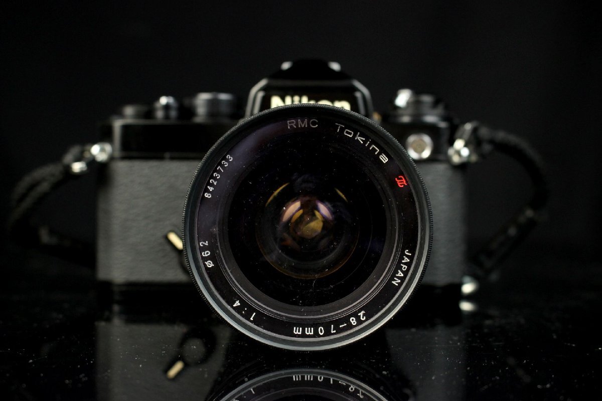 【董芸】Nikon ニコン FE 一眼レフカメラ レンズ Tokina 28-70mm 1:4 蔵出品 [05426]の画像2