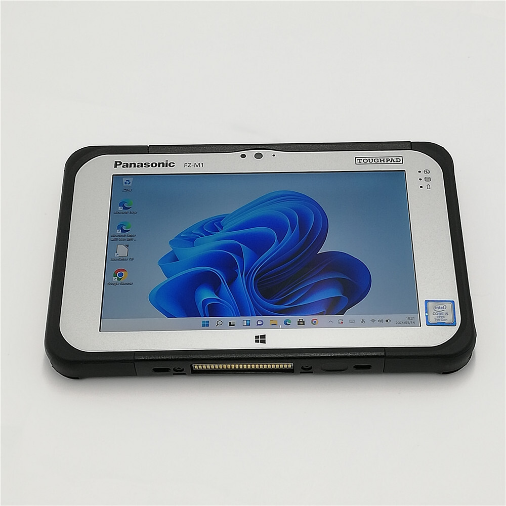 40時間使用 中古美品 7型 タブレット Panasonic TOUGHPAD FZ-M1JAAAJVJ 第7世代 i5 高速SSD 無線 Bluetooth webカメラ Windows11 Office済_画像5