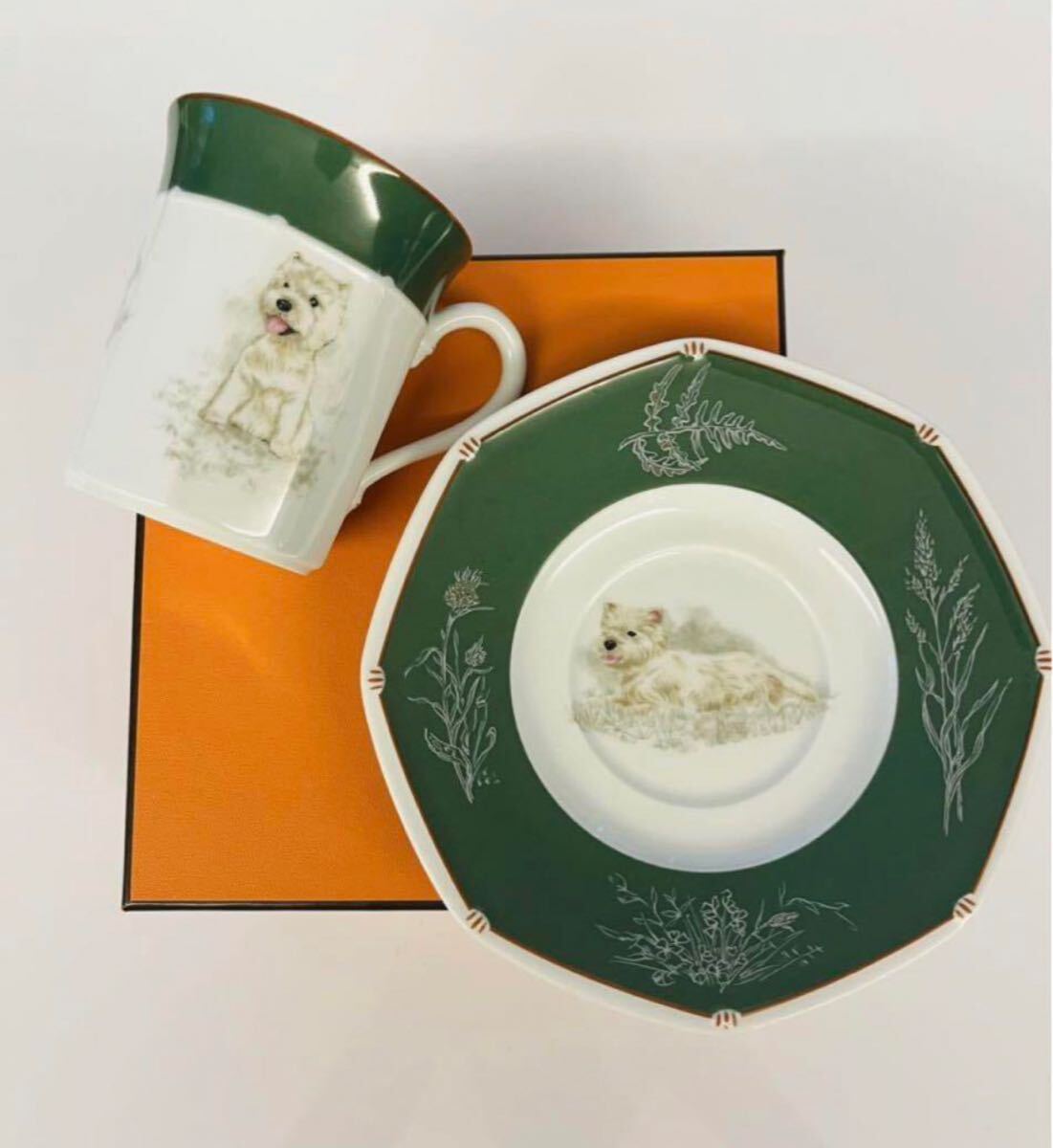 HERMES PORCELAINE ”West Highland White Terrier” エルメス HERMES PORCELAINE ”West Highland White Terrier” エルメス