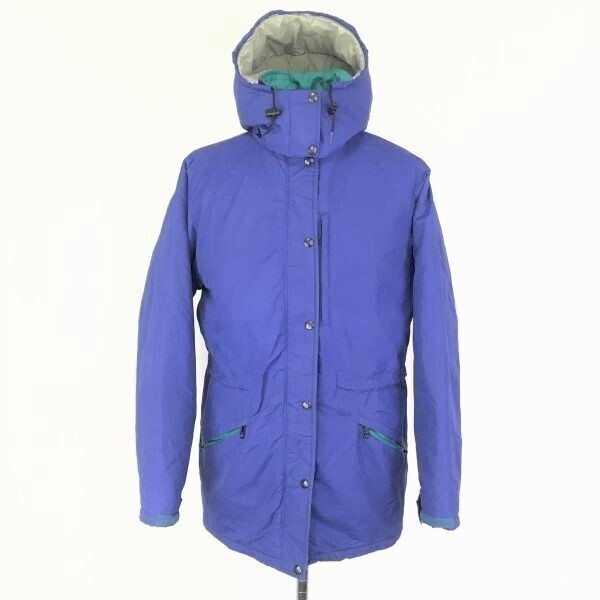 激安の 80s-90sビンテージ/USA製★L.L.Bean★高防寒性!3Mシンサレート使用ハーフコート【Women's size -M程度/青系】フード着脱式◆BF187 女性用