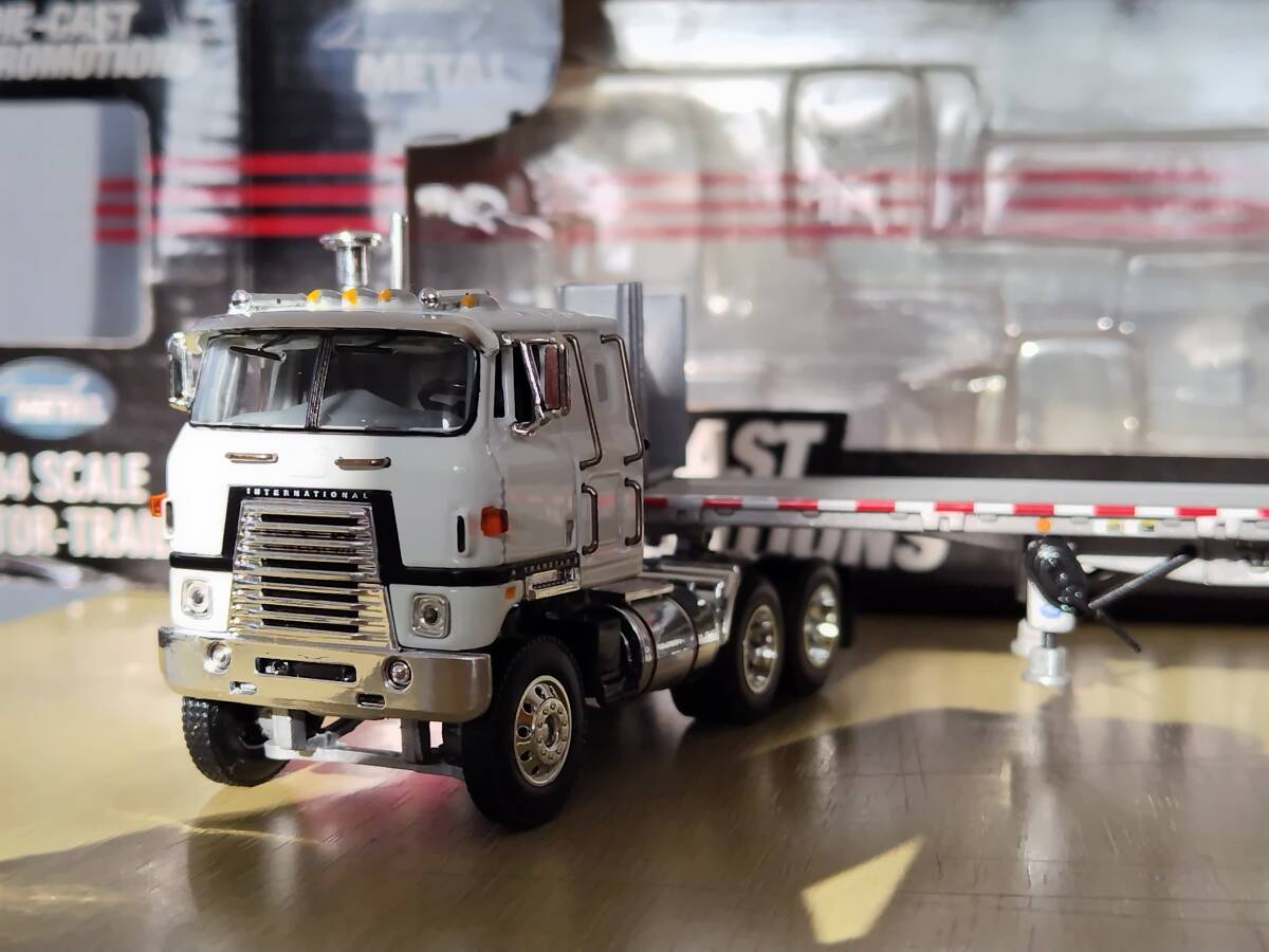 1/64 DCP ダイキャストプロモーション(改造)インターナショナル トランスター2COE フラットベッドトレーラー その2 - 商用車、公用車 1/64 DCP ダイキャストプロモーション(改造)インターナショナル トランスター2COE フラットベッドトレーラー その2 - 商用車、公用車