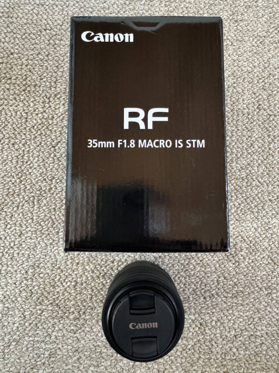 Canon RF35mm F1.8 IS Macro STM lens, black 