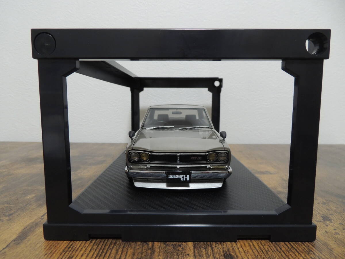 ★【ジャンク品】【コレクション整理品】難あり No.0040 IG イグニッションモデル 1/18 Nissan Skyline 2000 GT-R (KPGC10) Silver_画像3