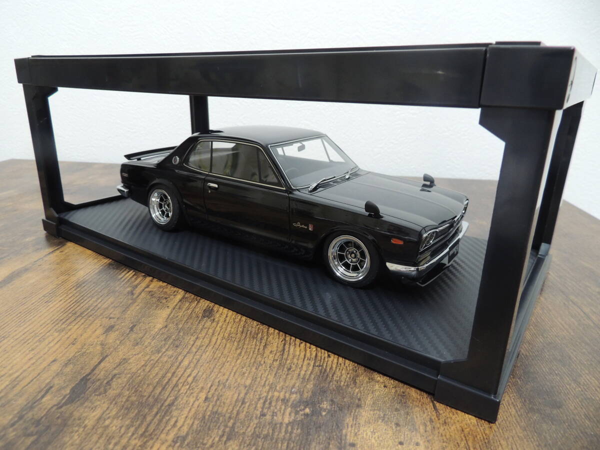 *[ утиль ][ коллекция регулировка товар ]No.0358 IG зажигание модель 1/18 Nissan Skyline 2000 GT-R (KPGC10) Black